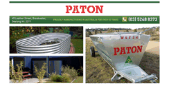 Desktop Screenshot of paton.net.au